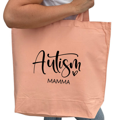Tygpåse för mammor som sprider Autismkärlek – Autism Mamma