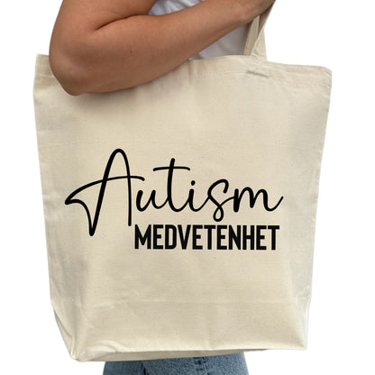 Autism Medvetenhet Tygpåse - Sprid kunskap