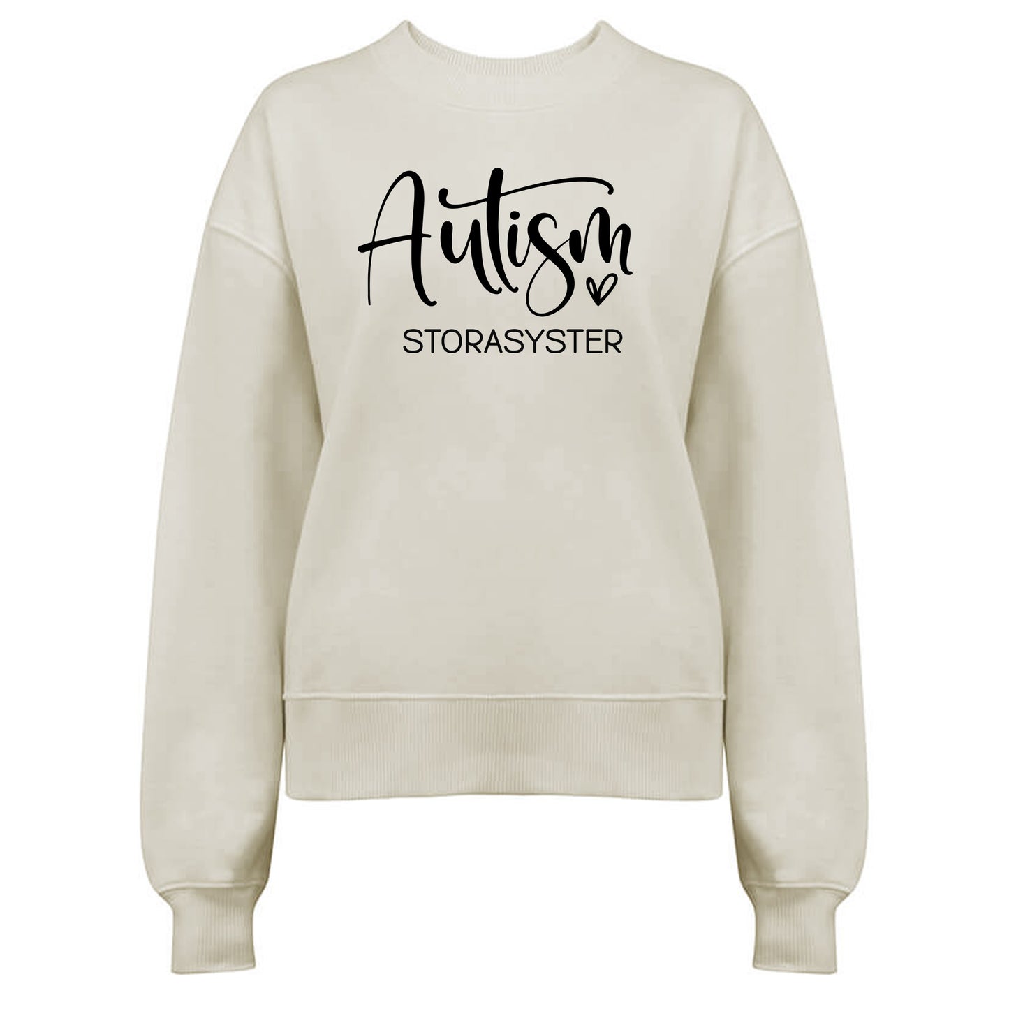 Autism Storasyster - Damtröja 💜 En Syster att vara Stolt över – Sprid Autismmedvetenhet!