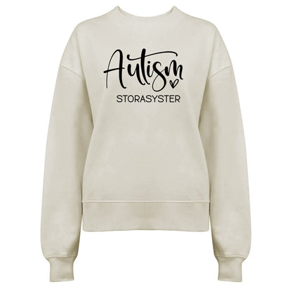 Autism Storasyster - Damtröja 💜 En Syster att vara Stolt över – Sprid Autismmedvetenhet!