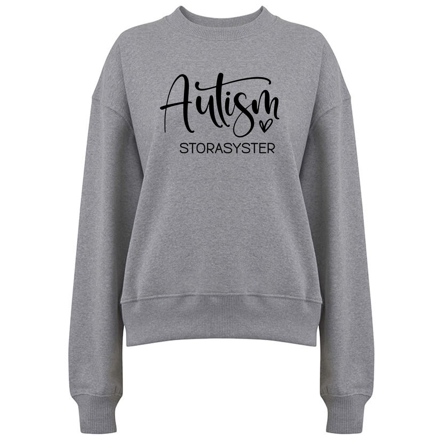 Autism Storasyster - Damtröja 💜 En Syster att vara Stolt över – Sprid Autismmedvetenhet!