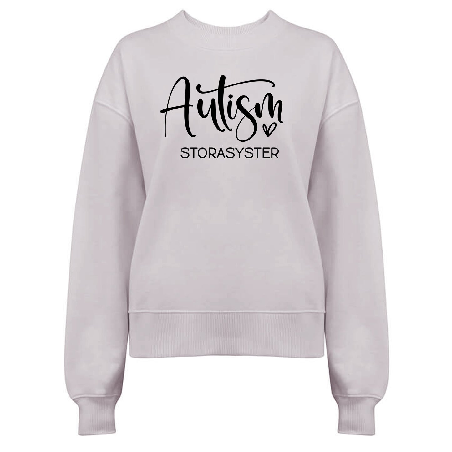 Autism Storasyster - Damtröja 💜 En Syster att vara Stolt över – Sprid Autismmedvetenhet!