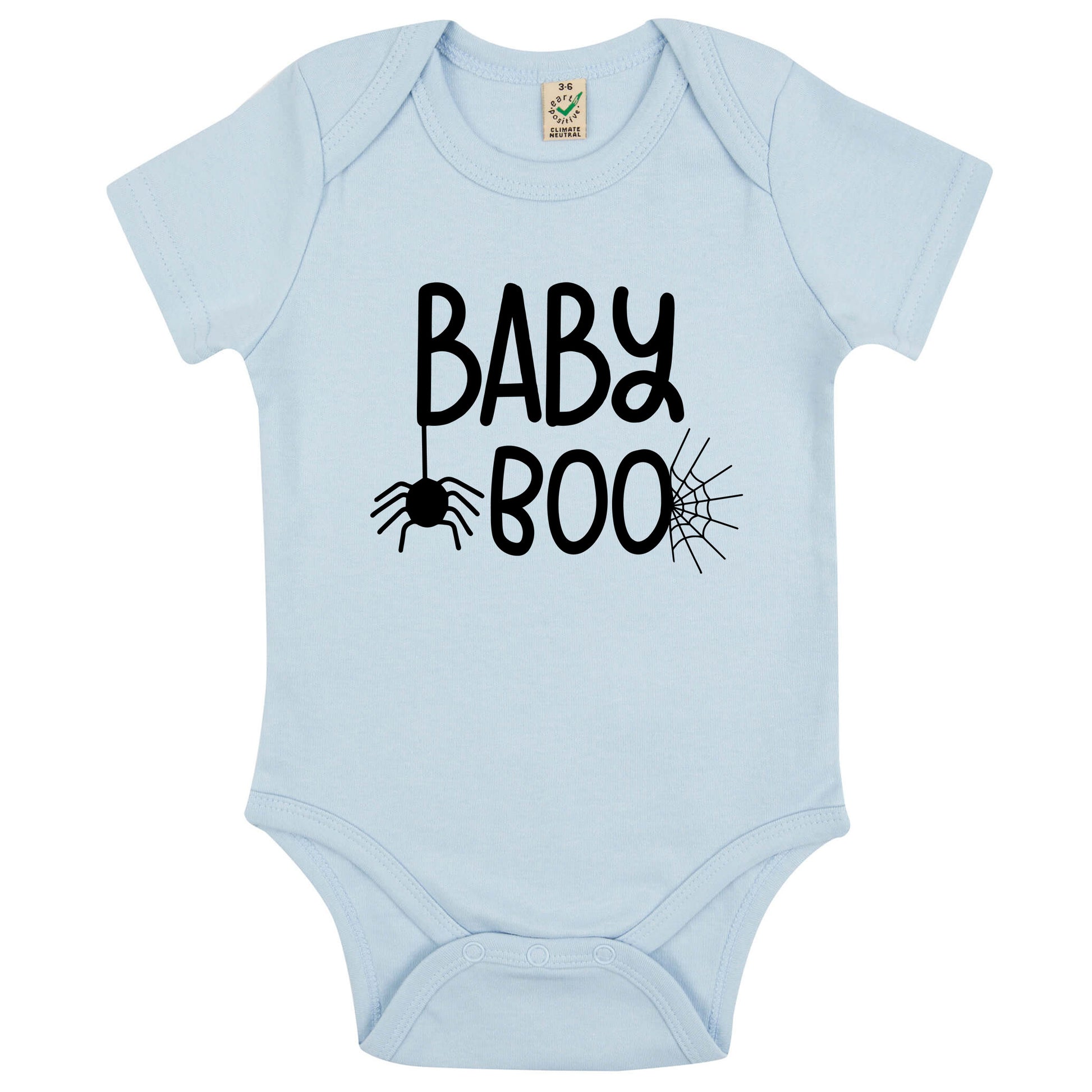 Baby Boo Halloween Baby Body Nyfödd-Lovely Text