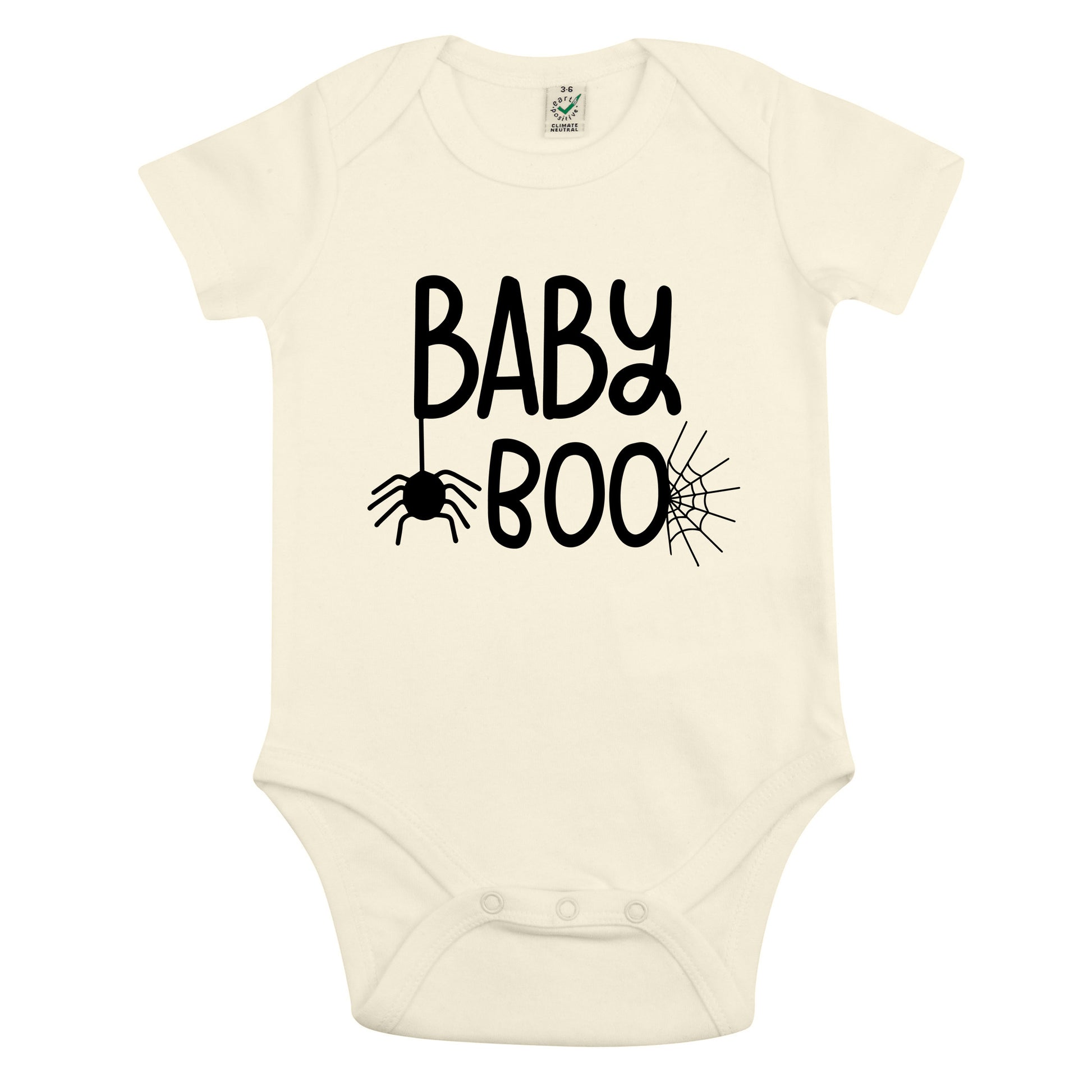 Baby Boo Halloween Baby Body Nyfödd-Lovely Text