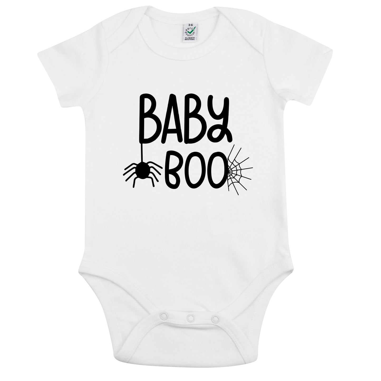 Baby Boo Halloween Baby Body Nyfödd-Lovely Text