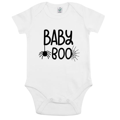 Baby Boo Halloween Baby Body Nyfödd-Lovely Text
