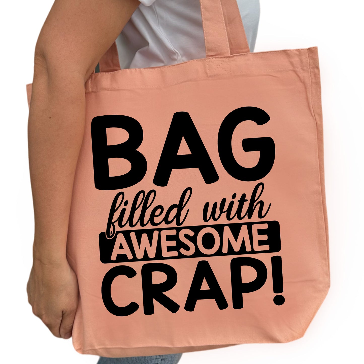 Bag Filled With Awesome Crap Tygpåse