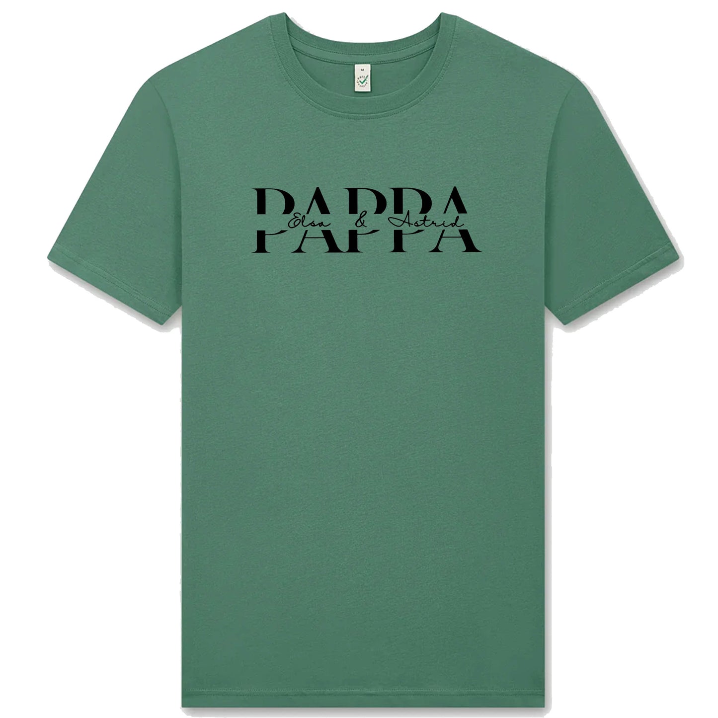 Pappa t-shirt med Barnens Namn – Personlig T-shirt eller Sweatshirt