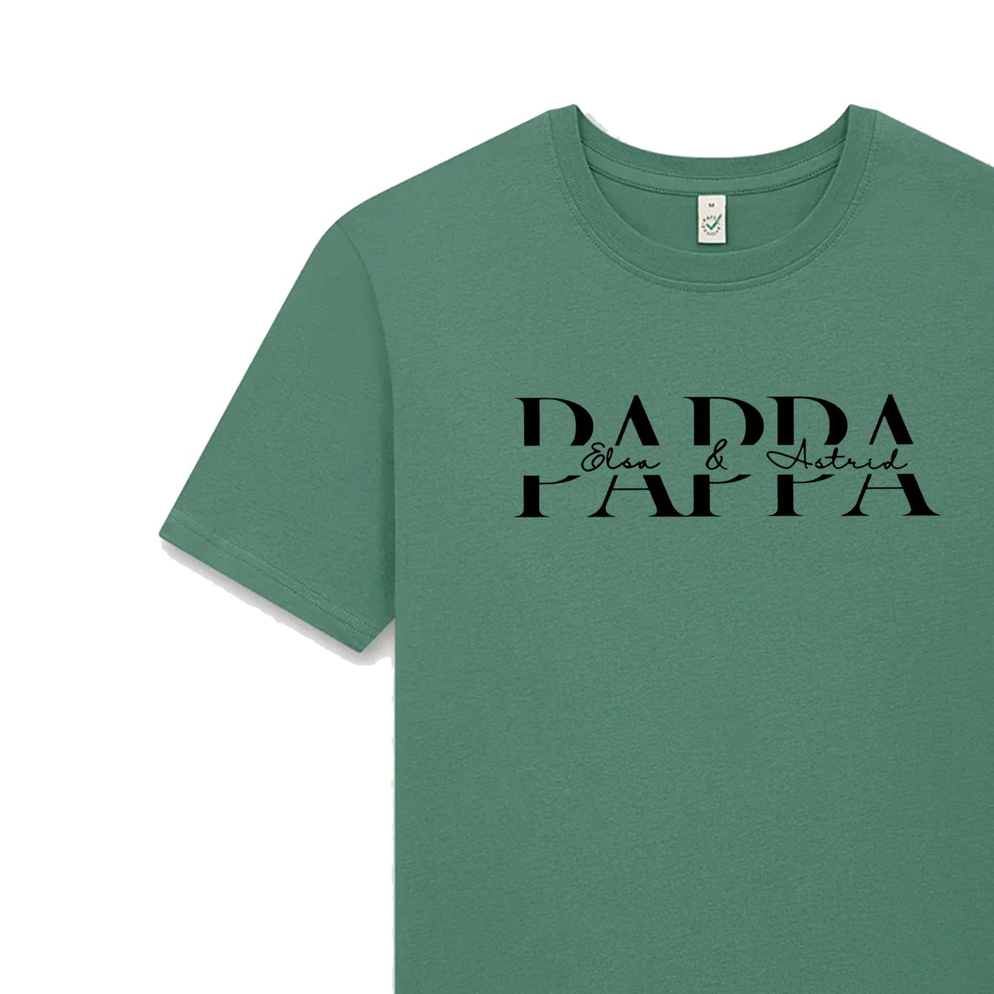 Pappa t-shirt med Barnens Namn – Personlig T-shirt eller Sweatshirt