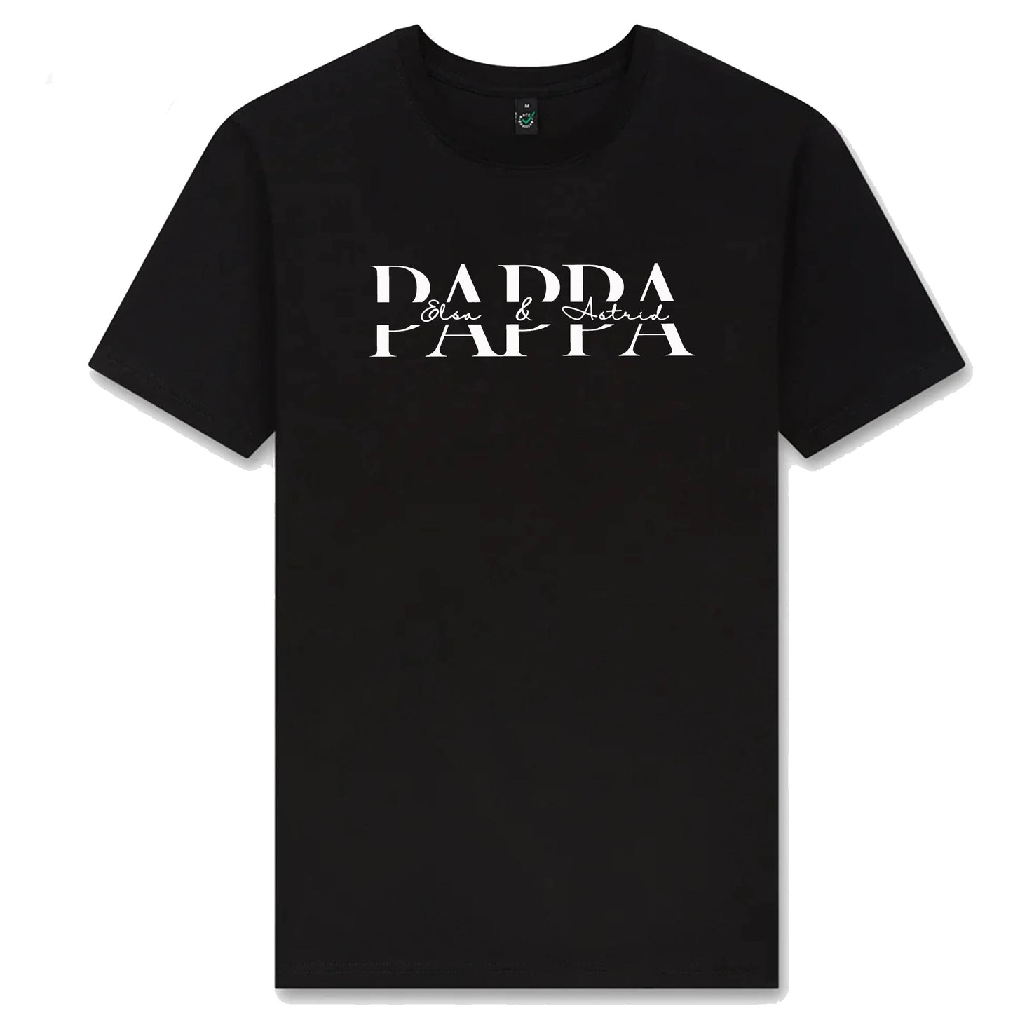 Pappa t-shirt med Barnens Namn – Personlig T-shirt eller Sweatshirt