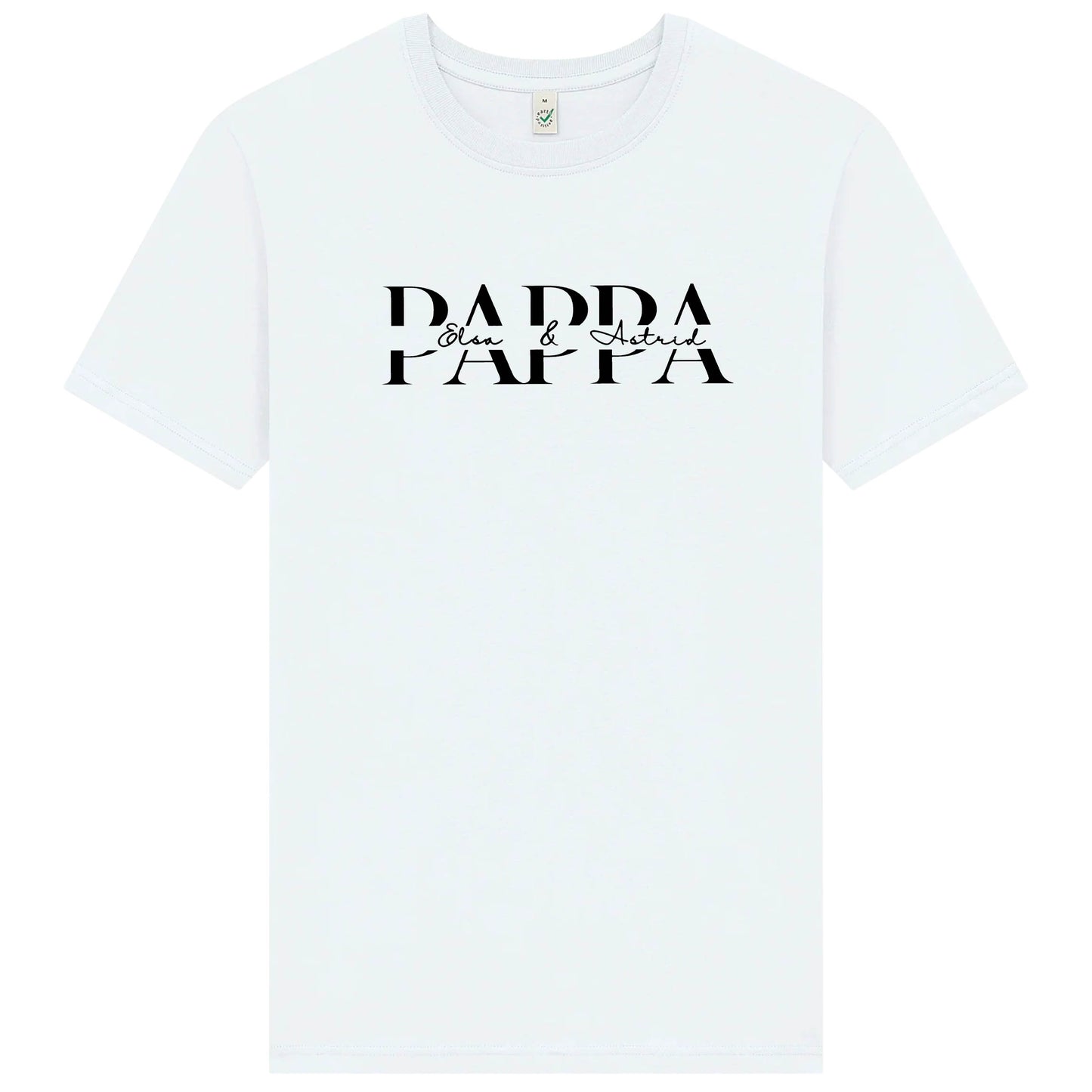 Pappa t-shirt med Barnens Namn – Personlig T-shirt eller Sweatshirt