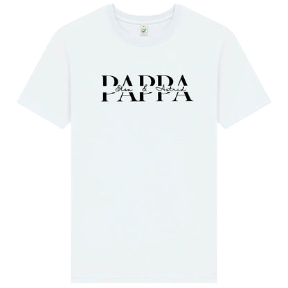 Pappa t-shirt med Barnens Namn – Personlig T-shirt eller Sweatshirt