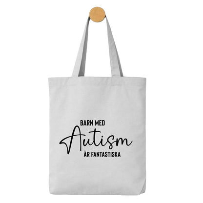 Barn med Autism är Fantastiska Tygpåse - Hylla det unika – ett viktigt budskap!