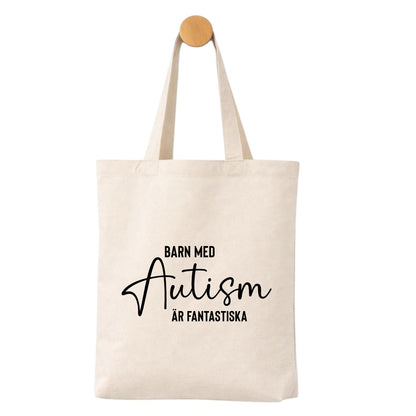 Barn med Autism är Fantastiska Tygpåse - Hylla det unika – ett viktigt budskap!