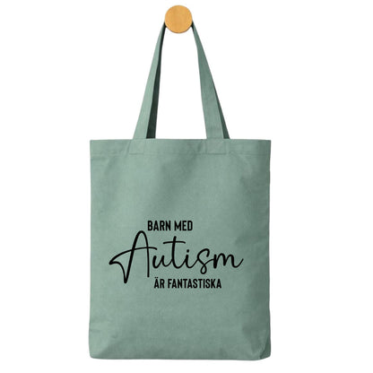 Barn med Autism är Fantastiska Tygpåse - Hylla det unika – ett viktigt budskap!