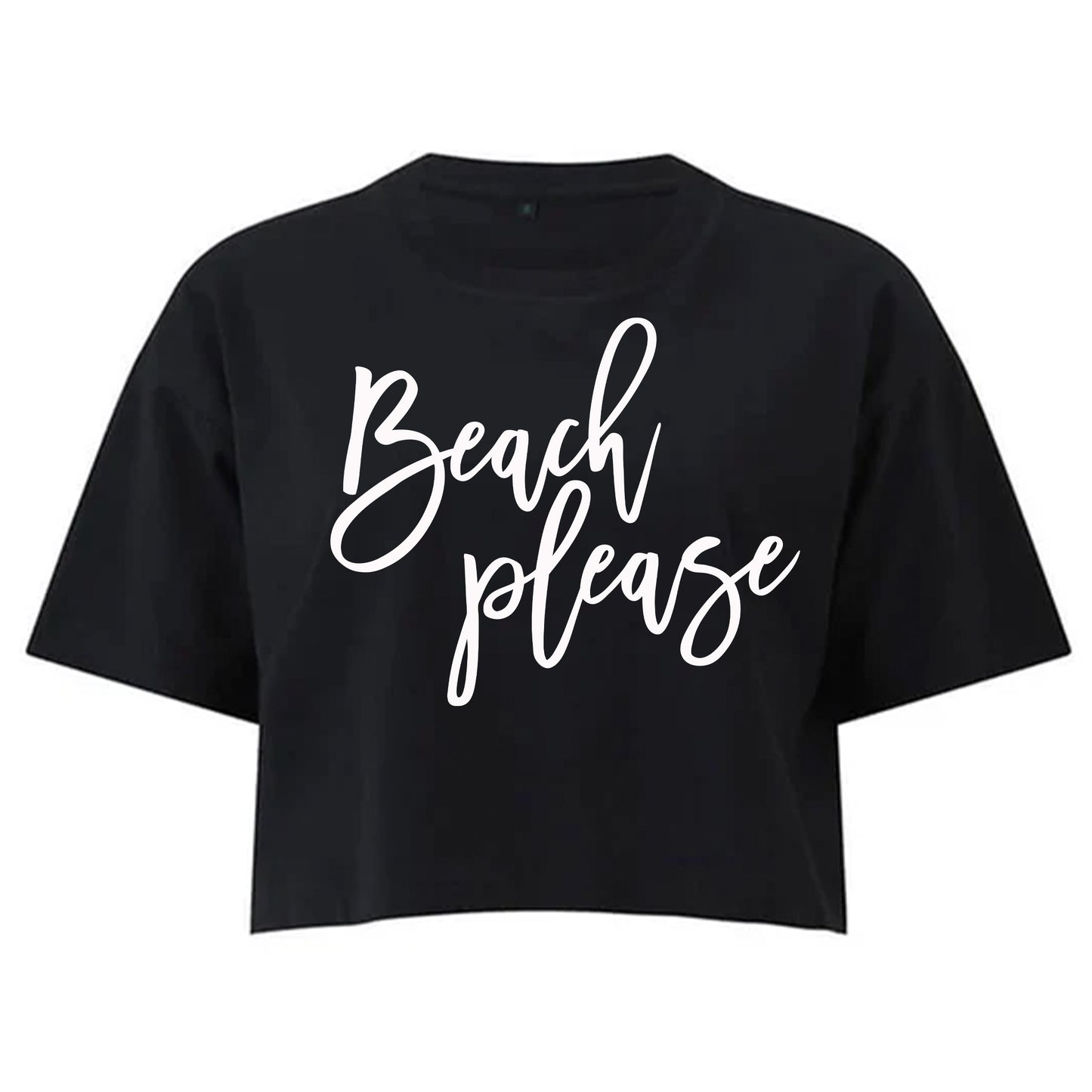 Beach Please Crop Top T-shirt