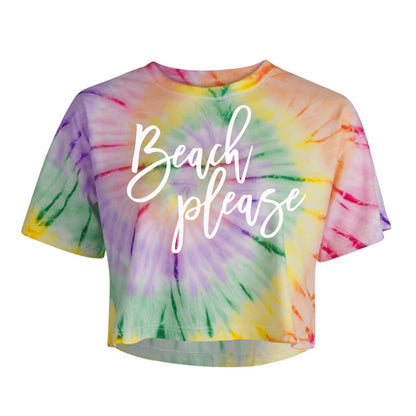 Beach Please Crop Top T-shirt