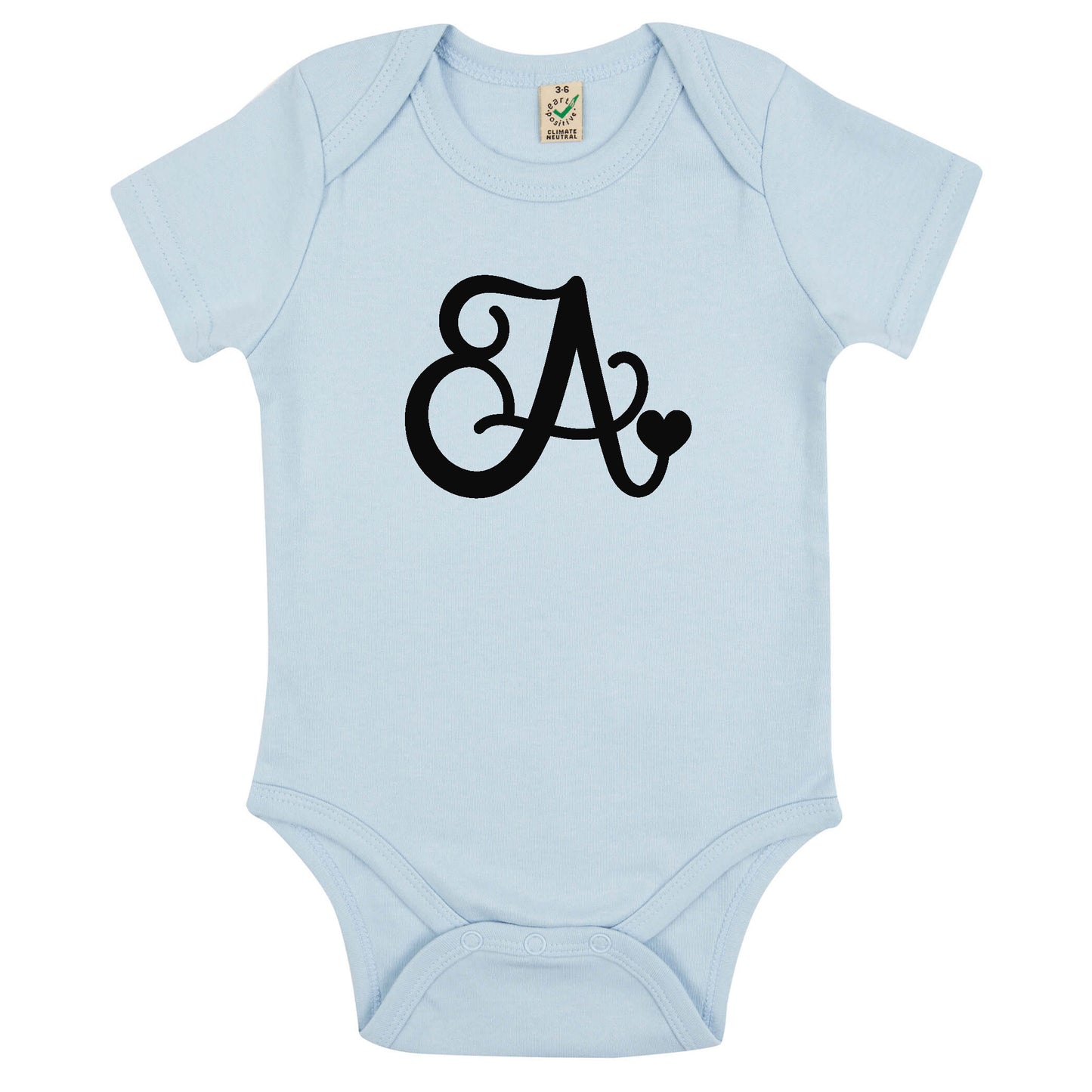 Bokstav Babybody Nyfödd