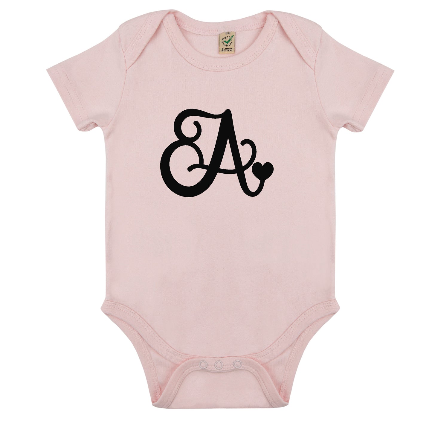 Bokstav Babybody Nyfödd