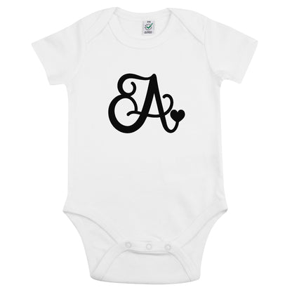 Bokstav Babybody Nyfödd
