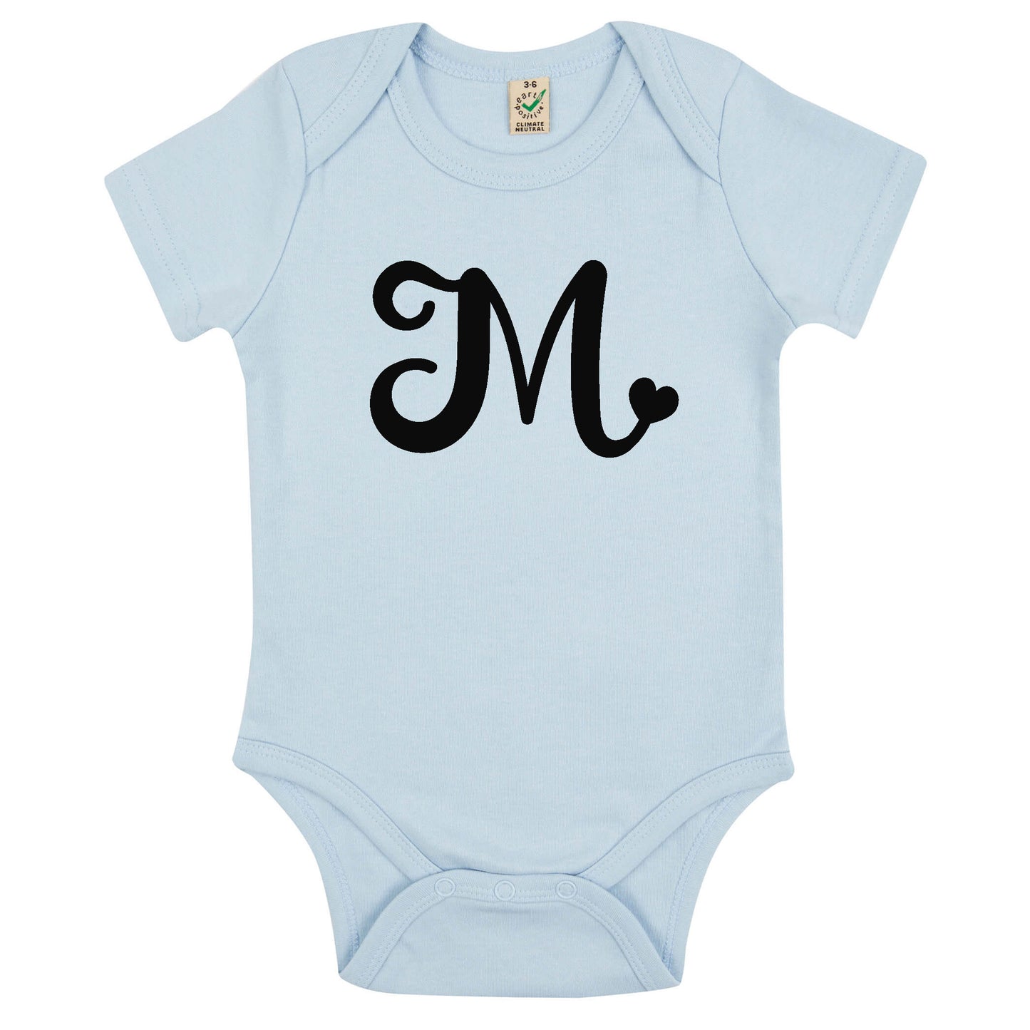 Bokstav Babybody Nyfödd