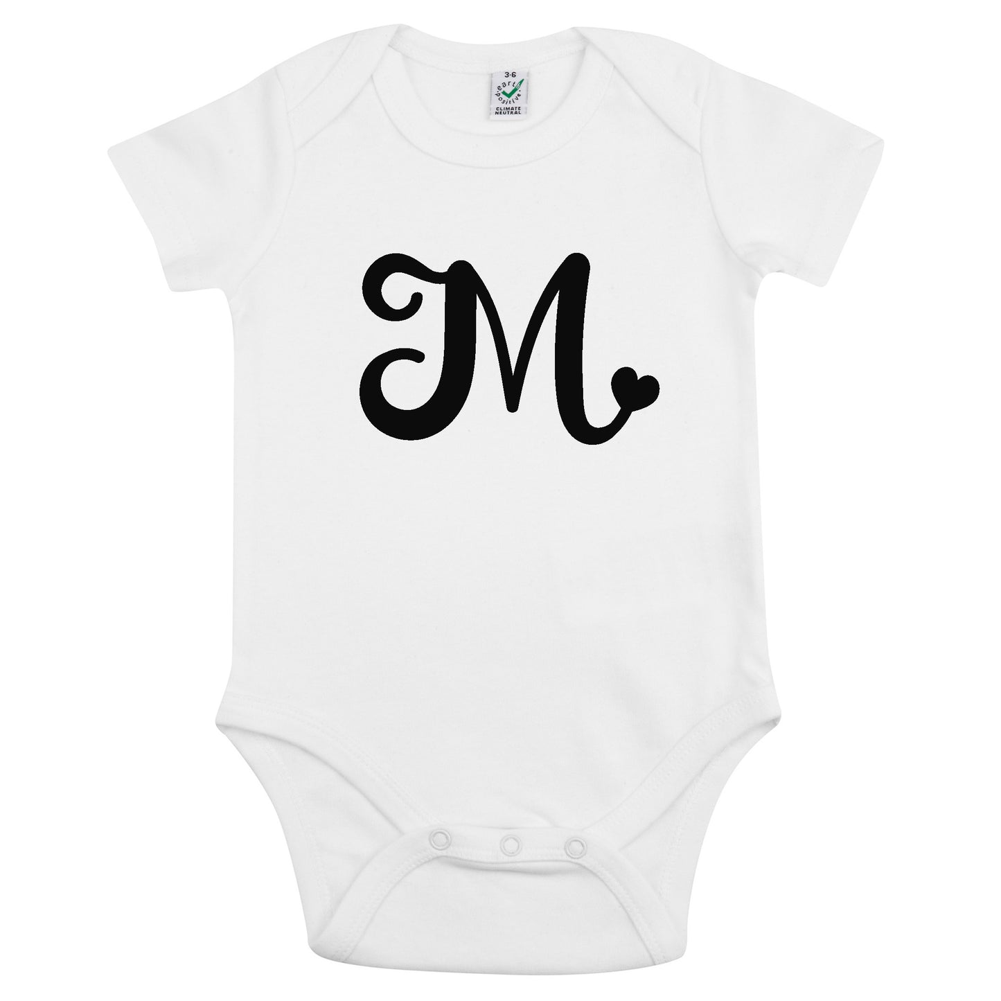 Bokstav Babybody Nyfödd