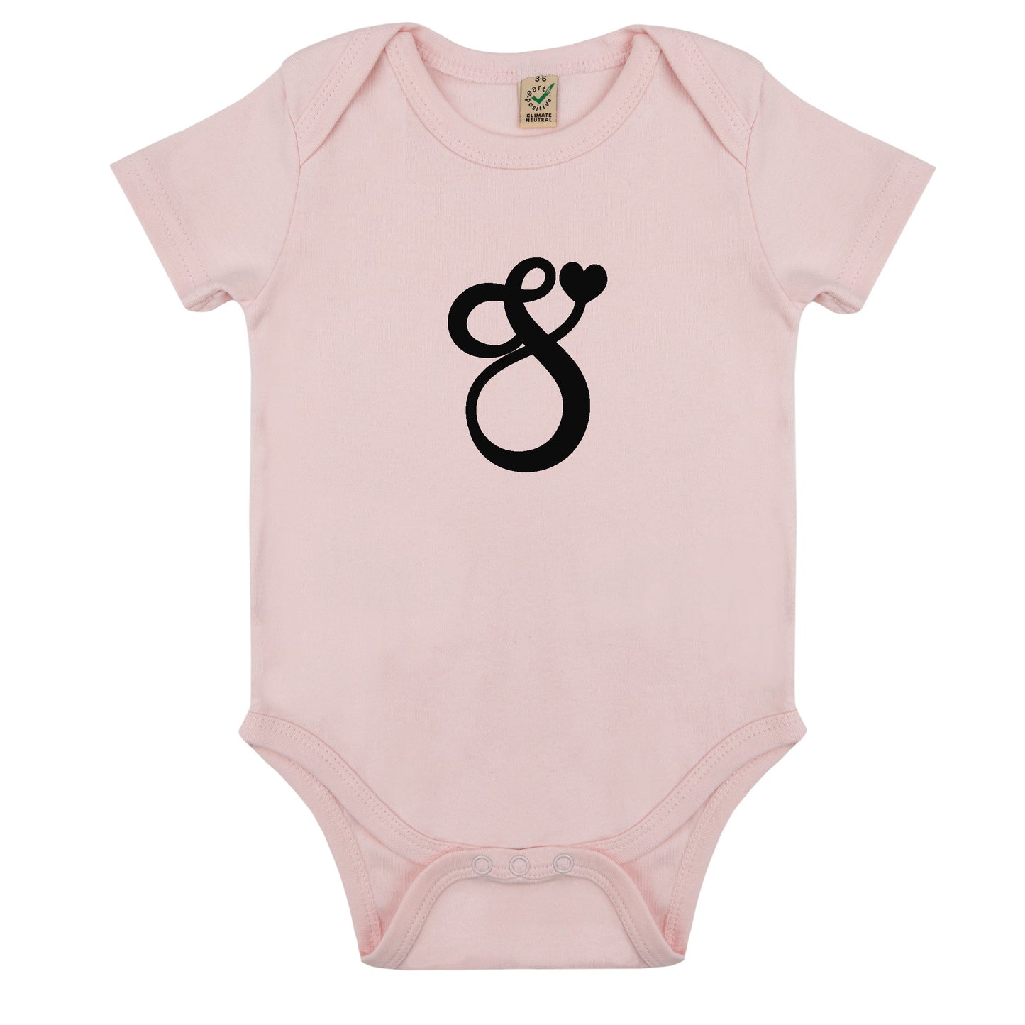 Bokstav Babybody Nyfödd
