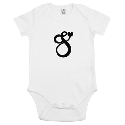 Bokstav Babybody Nyfödd