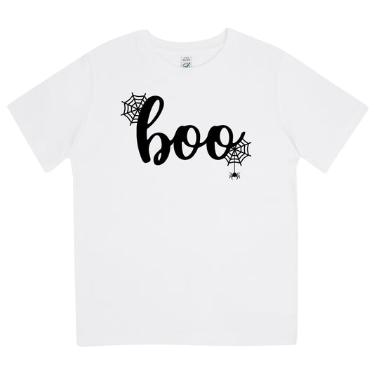 Boo Halloween T-shirt Barn