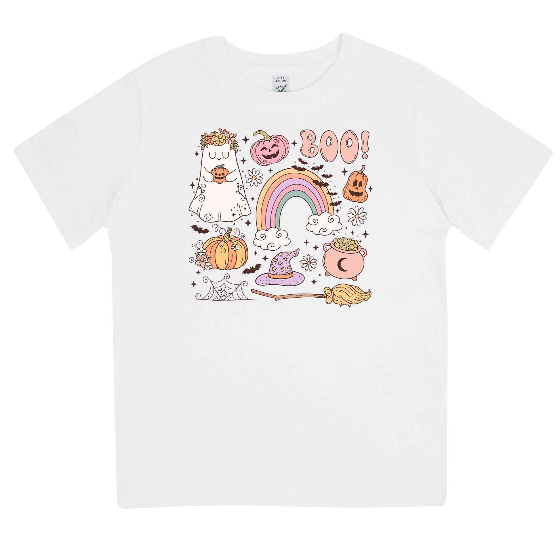 Boo! Halloween T-shirt Barn-Lovely Text