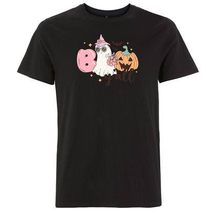 Boo Y’all Halloween T-shirt – Trendig Halloween t-shirt för vuxna
