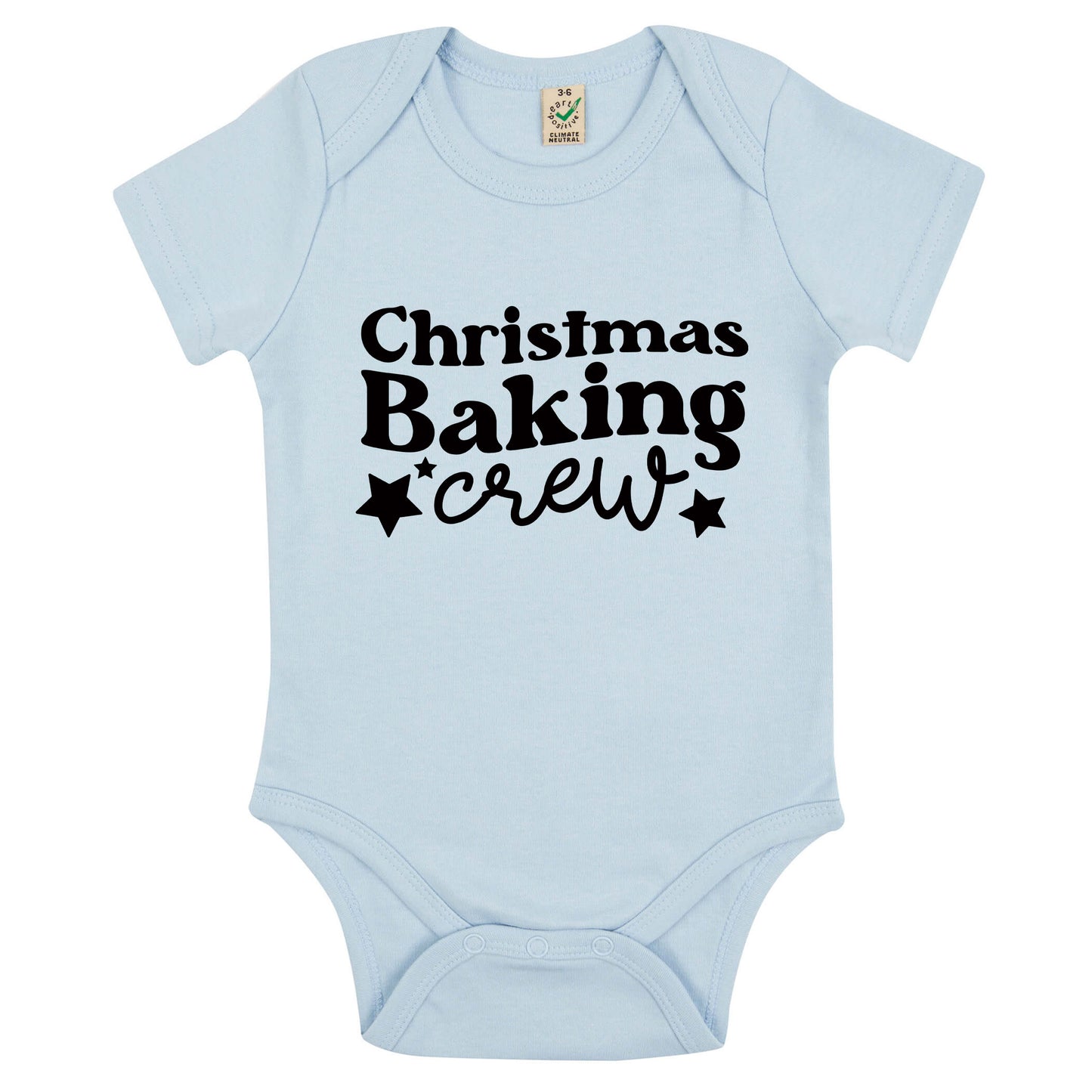 Christmas Baking Crew Jul Baby Body Nyfödd-Lovely Text