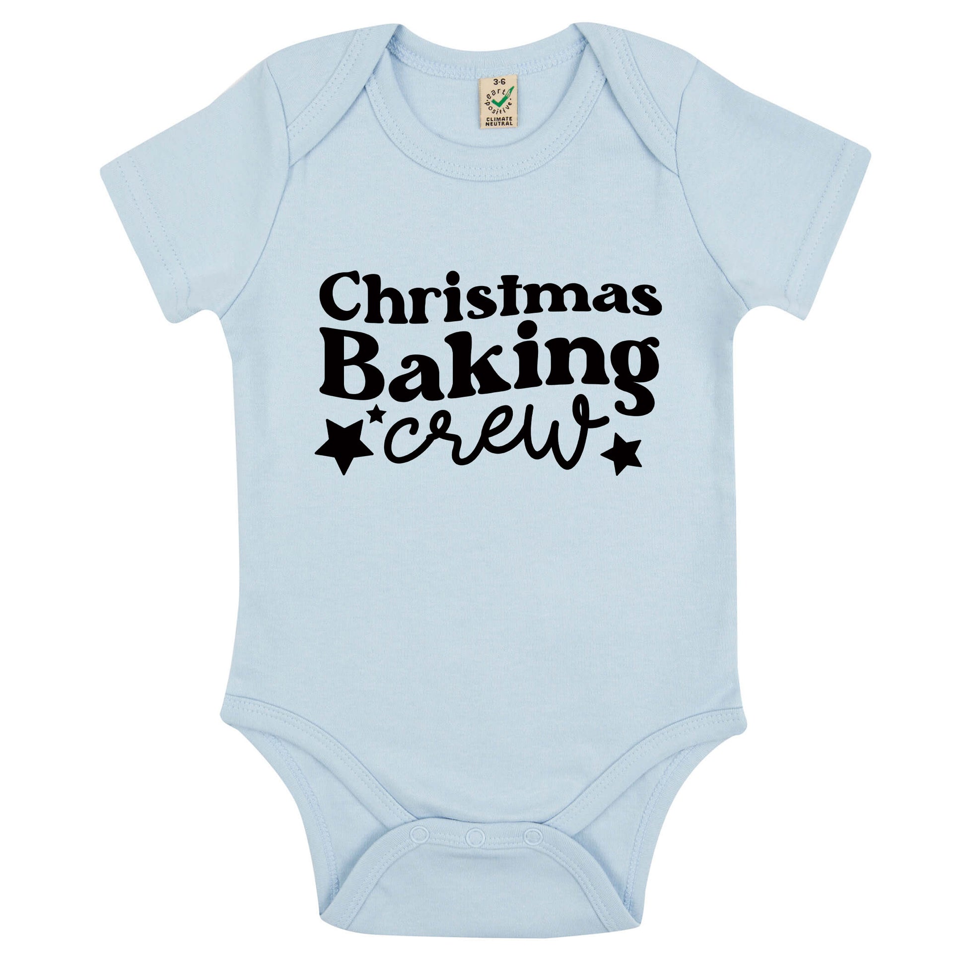 Christmas Baking Crew Jul Baby Body Nyfödd-Lovely Text