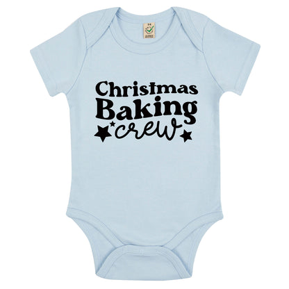 Christmas Baking Crew Jul Baby Body Nyfödd-Lovely Text