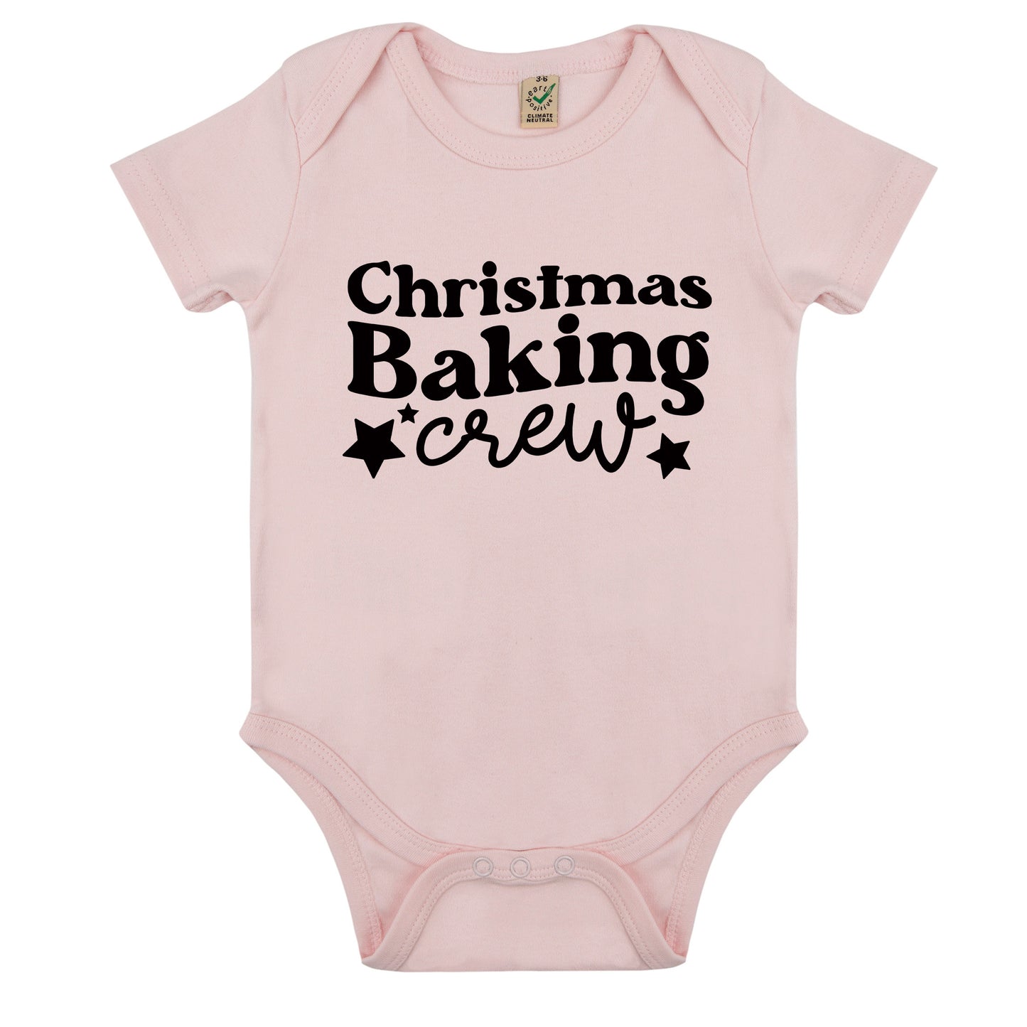 Christmas Baking Crew Jul Baby Body Nyfödd-Lovely Text
