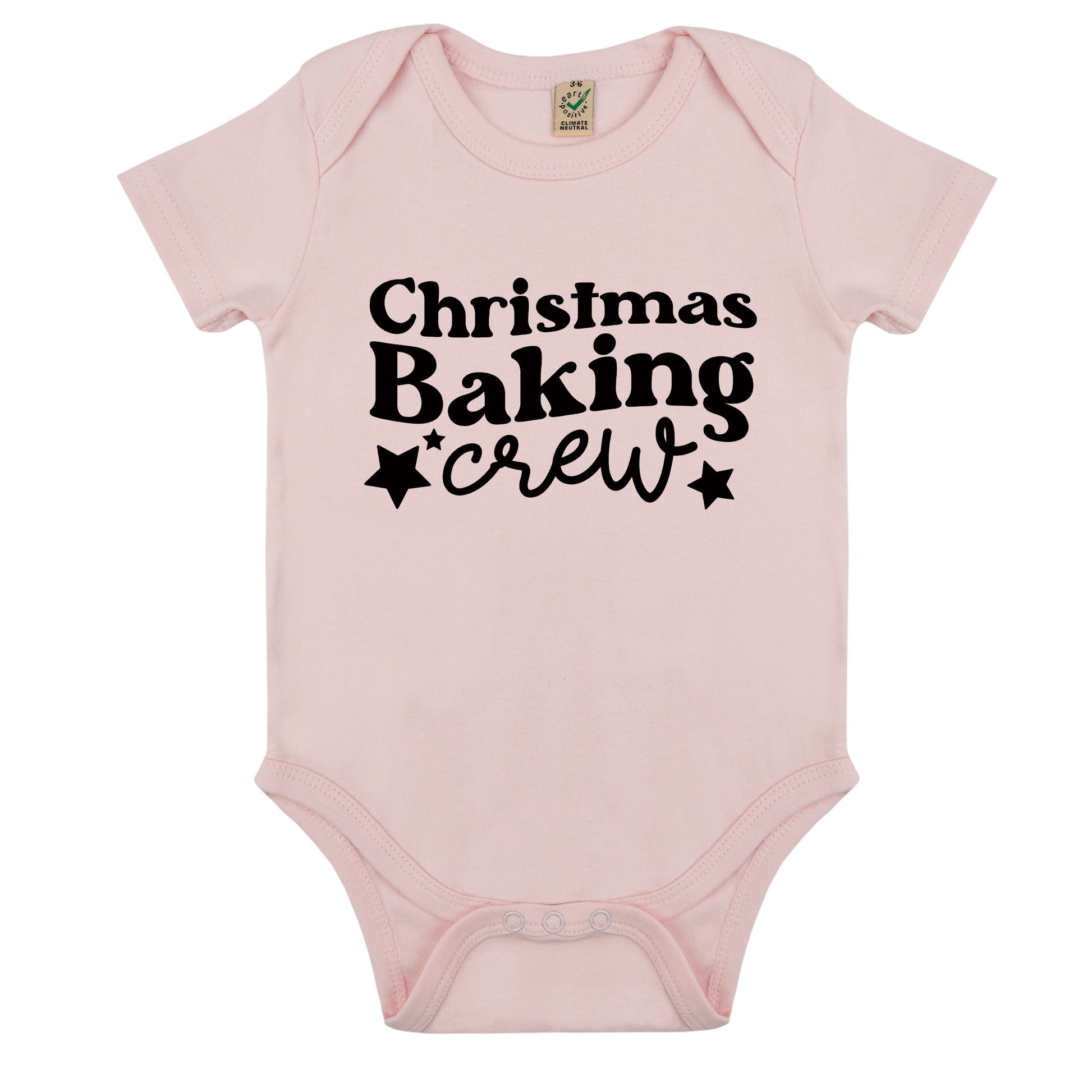 Christmas Baking Crew Jul Baby Body Nyfödd-Lovely Text