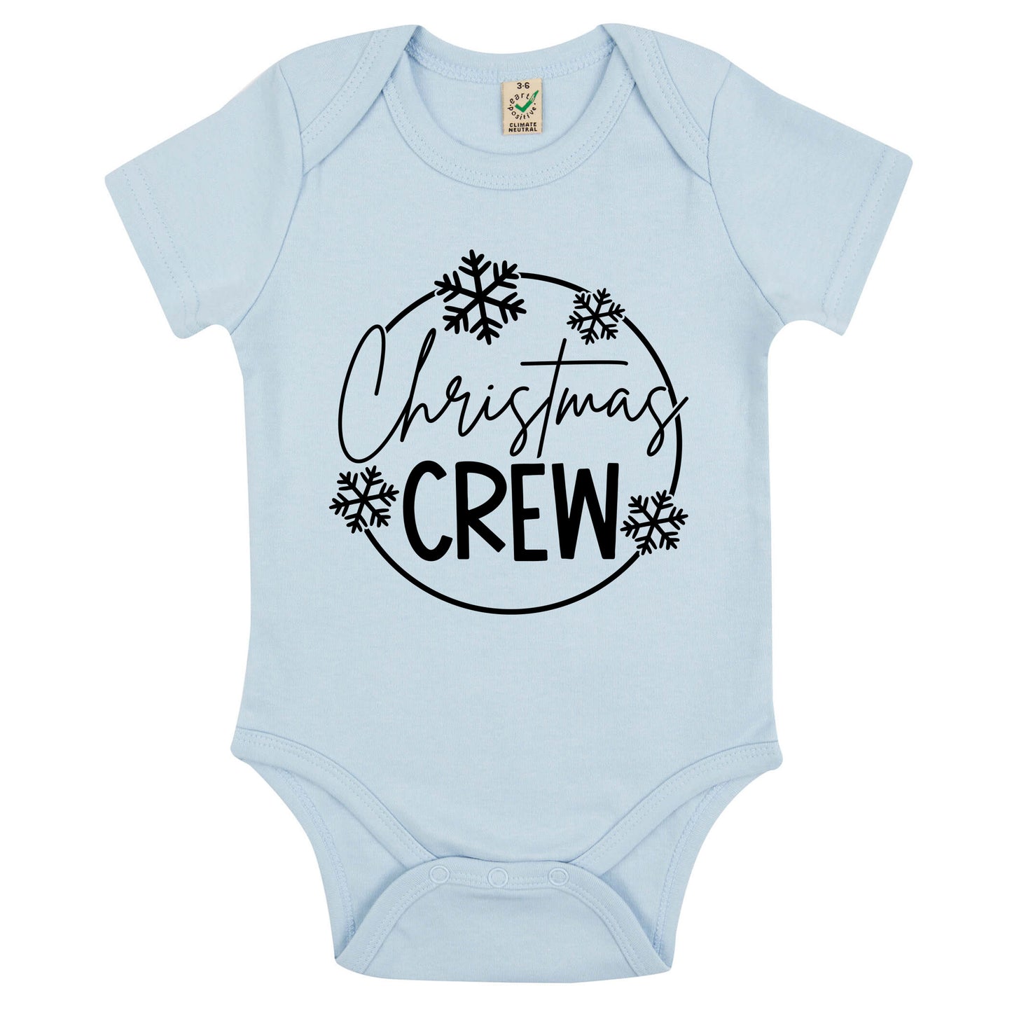 Christmas Crew Jul Baby Body Nyfödd-Lovely Text