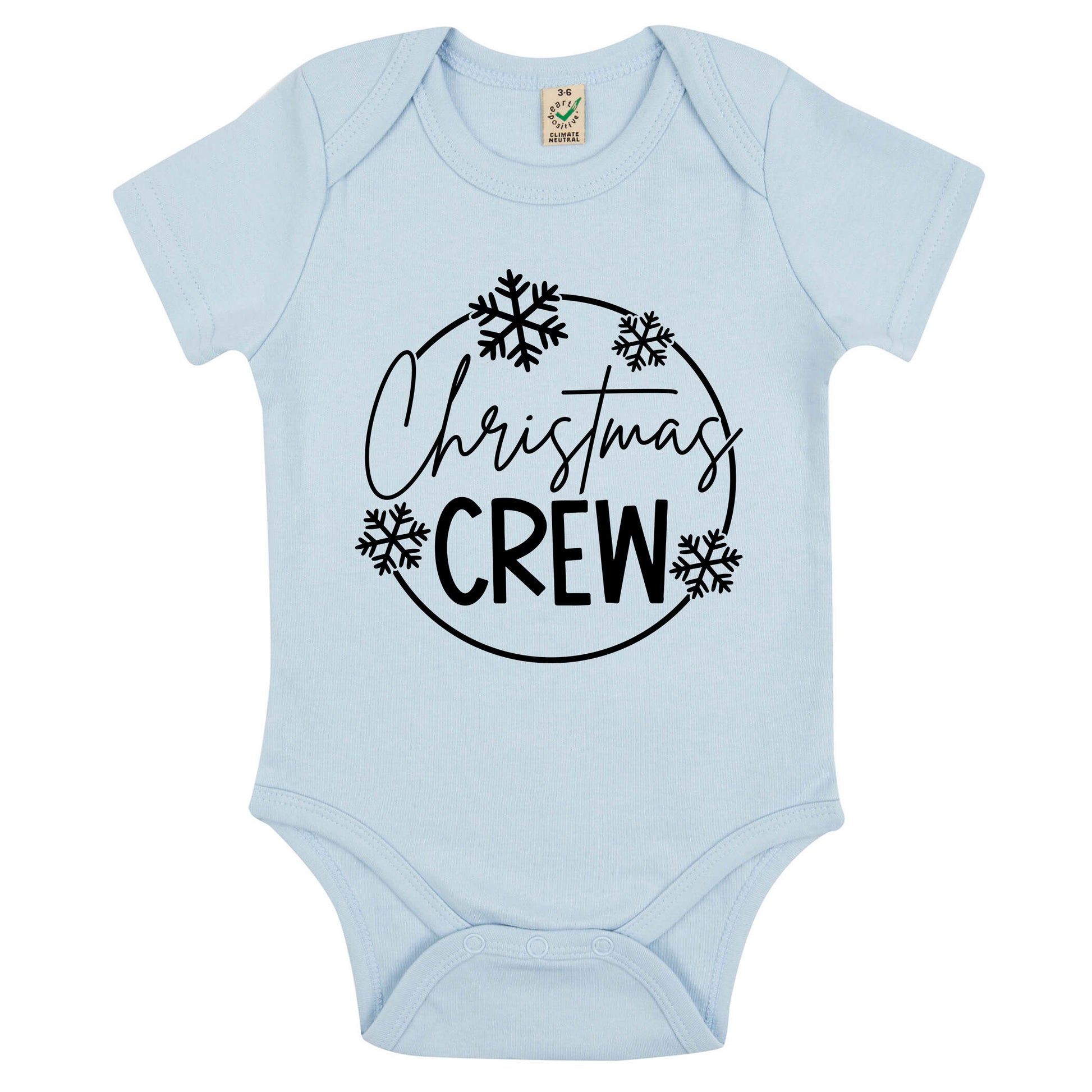 Christmas Crew Jul Baby Body Nyfödd-Lovely Text