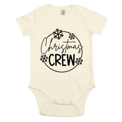 Christmas Crew Jul Baby Body Nyfödd-Lovely Text