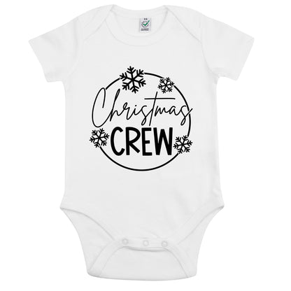 Christmas Crew Jul Baby Body Nyfödd-Lovely Text