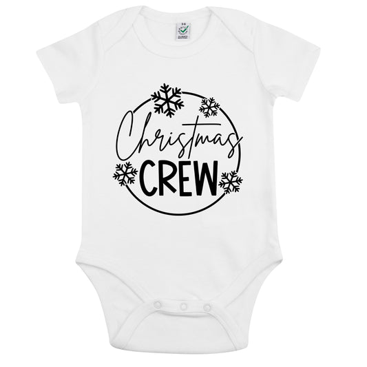 Christmas Crew Jul Baby Body Nyfödd-Lovely Text
