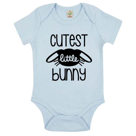Cutest Little Bunny Påsk Babybody Nyfödd