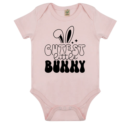 Cutest Little Bunny Påsk Babybody Nyfödd