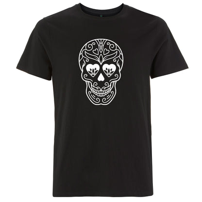 Dia de los Muertos Döskalle T-shirt – Unisex t-shirt med mexikanskt Halloweenmotiv