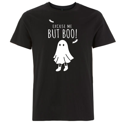 Excuse Me But BOO! Halloween T-shirt – Rolig unisex t-shirt med spöke