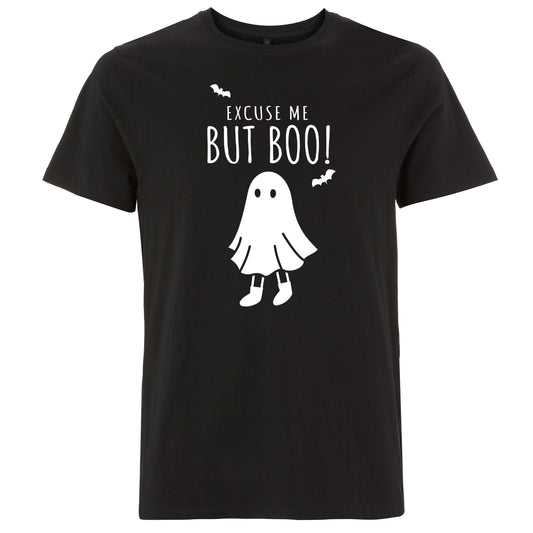 Excuse Me But BOO! Halloween T-shirt – Rolig unisex t-shirt med spöke