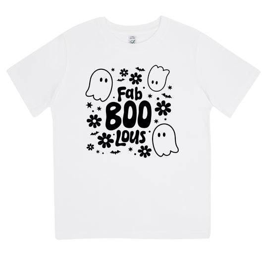 Fab BOO Lous Halloween T-shirt Barn