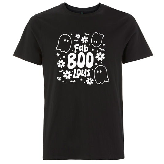 Fab BOO Lous Halloween T-shirt – Unisex t-shirt med roligt Halloween-tryck