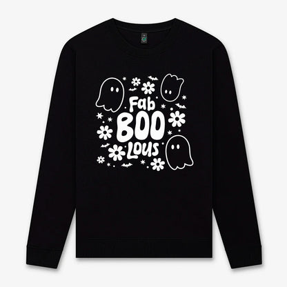 Fab BOO Lous Halloween Tröja – Mysig unisex sweatshirt med spöktryck