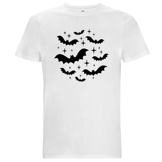 Fladdermöss Halloween T-shirt Unisex – Stilren & Hållbar